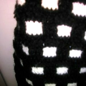 Sale  Black and white scarf/wrap